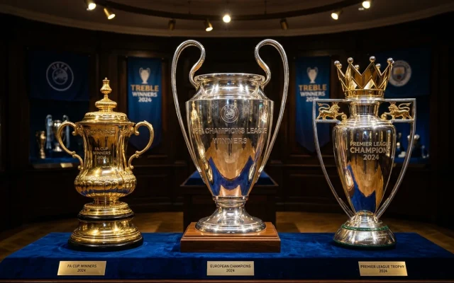 Tripletes en el Fútbol Europeo: Los 11 Equipos que lo Lograron