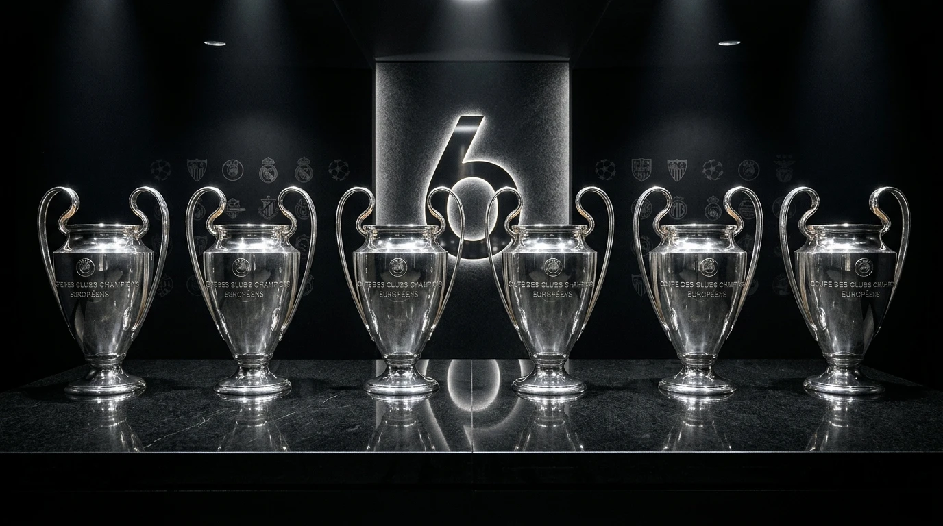 Jugadores mas titulos Champions League record