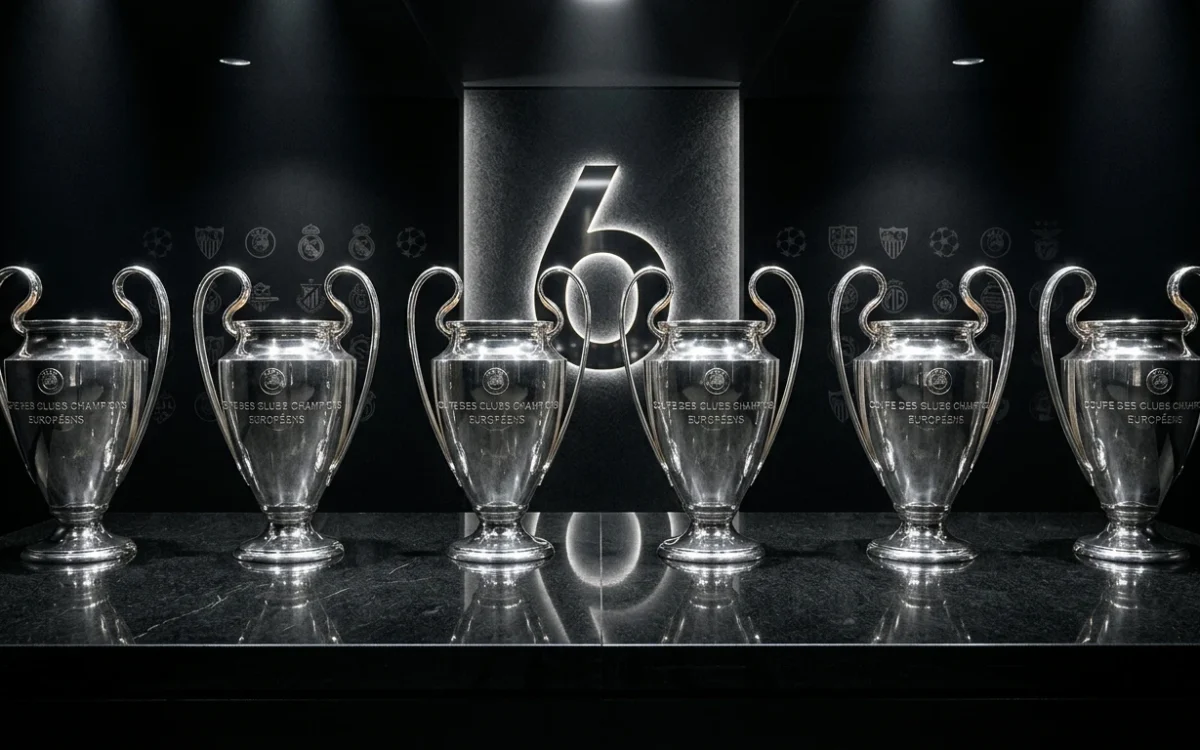 Jugadores con Más Títulos de Champions League